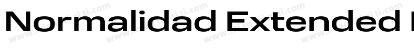 Normalidad Extended Regular字体转换